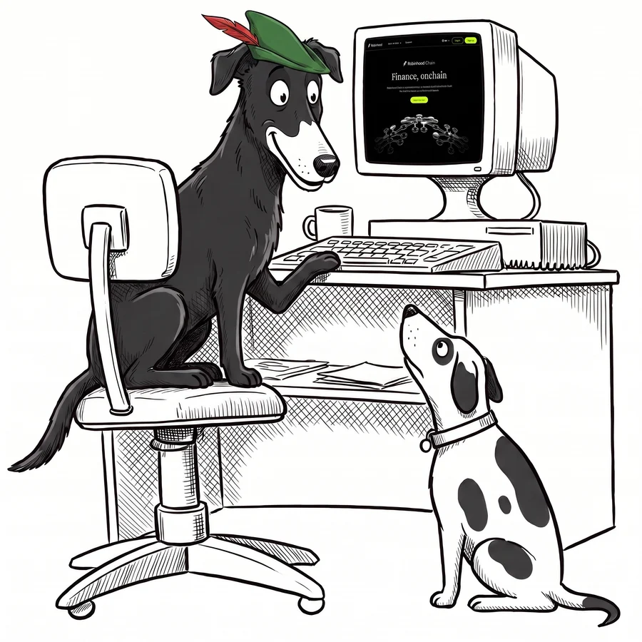 A dog at his terminal